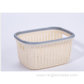 plastic fruit vegetable basket with handle daily use